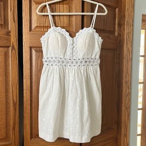Lilly Pulitzer | white shift dress | size 8 | perfect bride & bridal dress 🤍